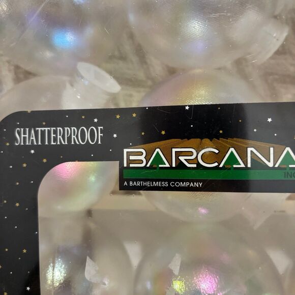 9 Vintage Barcana Clear Iridescent Light Covers Shatterproof 80mm Canada Made - Picture 3 of 10